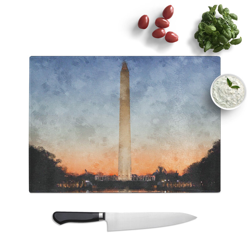 The Washington Monument Vol.2 Chopping Board, 0.4cm H x 28.5cm W x 39cm L