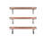 3 Piece Solid Wood Bracket Shelf-97623617