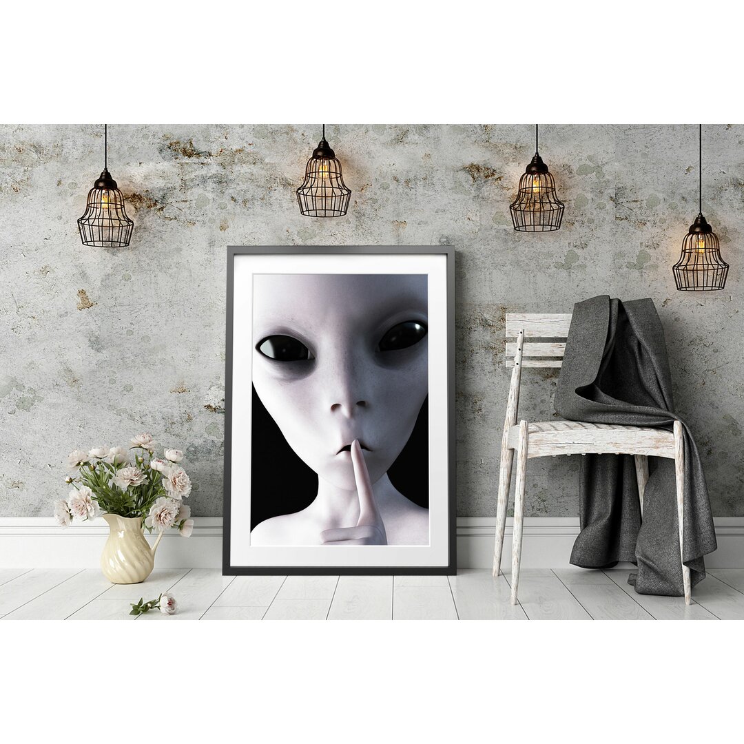 Alien - Do Not Talk Gerahmtes Poster