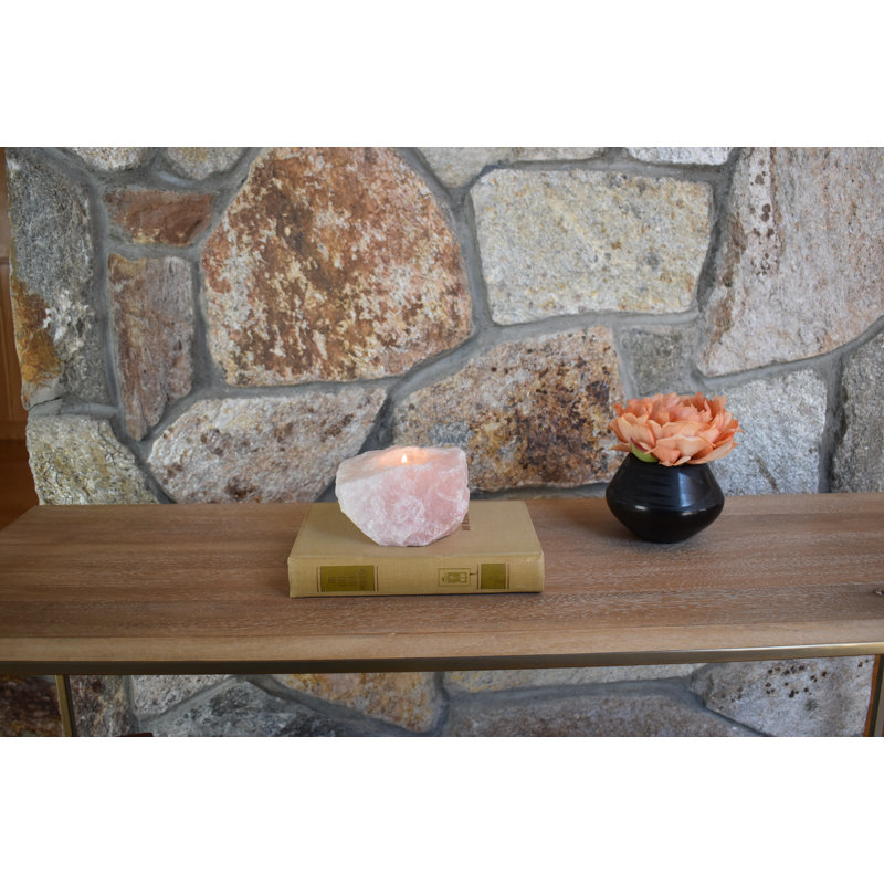 Porte-bougie 1,5 ", Rose quartz