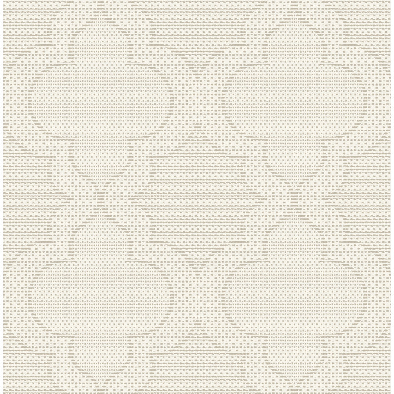 Ernest Charcoal Quilted Quatrefoil Wallpaper, Taupe