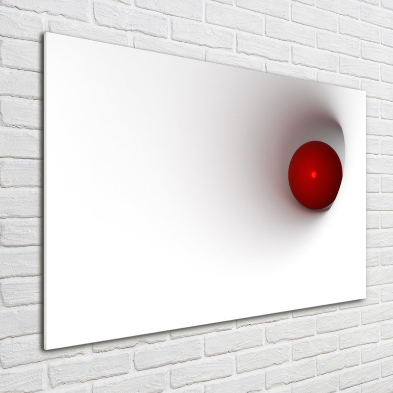 Abstraction Sphere - No Frame Print on Glass