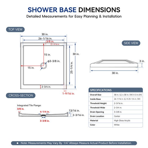 Dimensions du produit