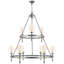 Chapman & Myers Classic Two-Tier Ring Chandelier-51178362-89432763