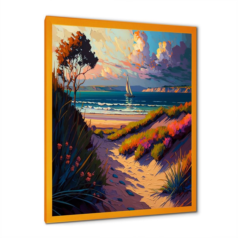 Terra Cotta Bonzai Mountains V - reproduction sur toile, H 32 po x l 24 po x P 1 po, Encadrement doré
