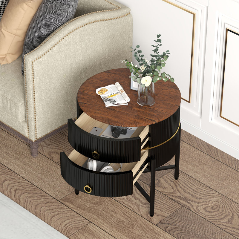 Cross Legs End Table
