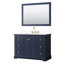 Meuble-lavabo simple autoportant 48 po avec plateau en quartz et miroir Avery-98250047-98250045-98250049