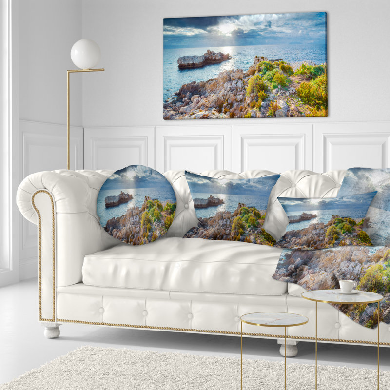 Oreiller en piscina di venere reserve, 12 po x 20 po, Coussin lombaire