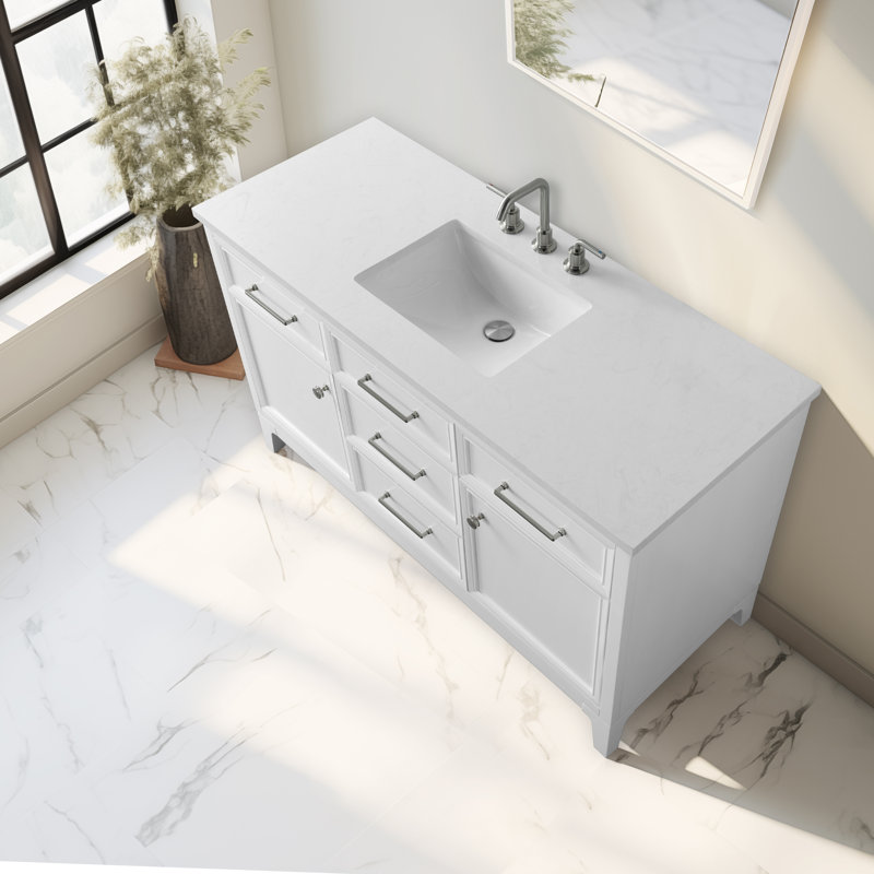 Ensemble de meuble-lavabo simple 54 po Tiosha