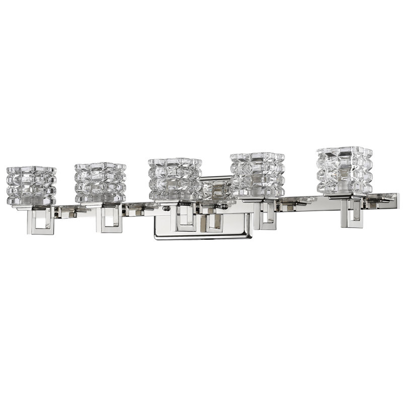 Keffer 5 - Light Vanity Light, Polished Nickel