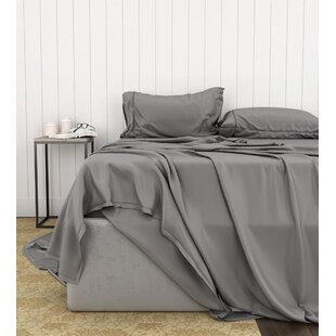 Sky 500TC Sateen Wrinkle-Resistant Sheet Set, Queen - 100% Exclusive - Ivory