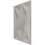 Panneau mural décoratif 3D EnduraWall Marquise l 19 5/8 po x H 19 5/8 po, cuivre foncé métallique (couvre 2,67 pieds carrés)-123526032