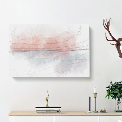 Pink Desert - Wrapped Canvas