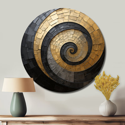 Matlock - Abstract Round Metal Art
