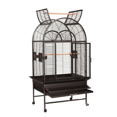 Large Open Top Cage Platinum by HQ