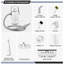 Costway Bagless Steam Cleaner & Steam Mop-70359125