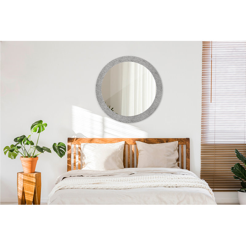 Huldar Glass Flat Wall Mirror