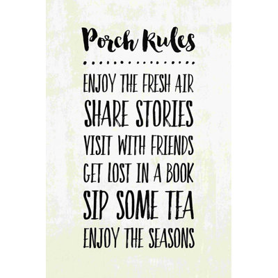 " Porch Rules Neutral "