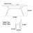 Rectangular rock slab dining table-110945103