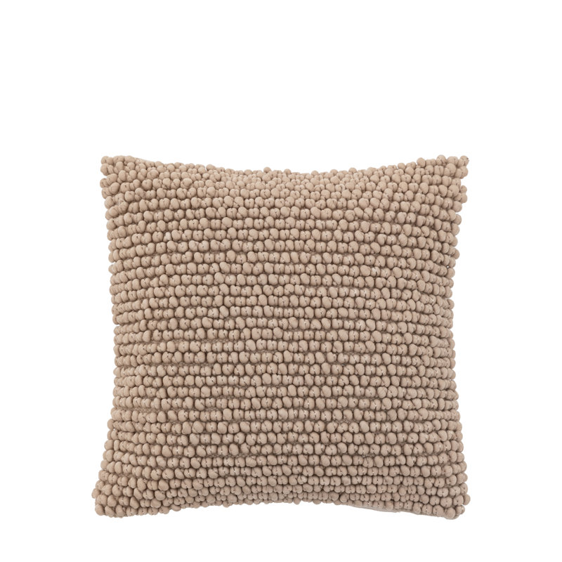 Square Cushion, Taupe