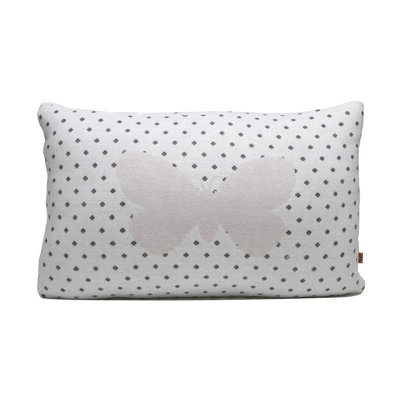 Cotton Blend Reversible Throw Pillow