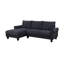 Canapé modulaire 96 po avec méridienne Lingeswaran-112660537