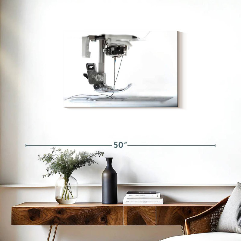 Senne Sewing Machine Close-Up, 20" H x 30" W