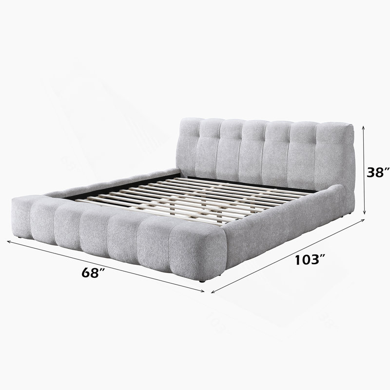 Grand lit en chenille Hannah Hannah