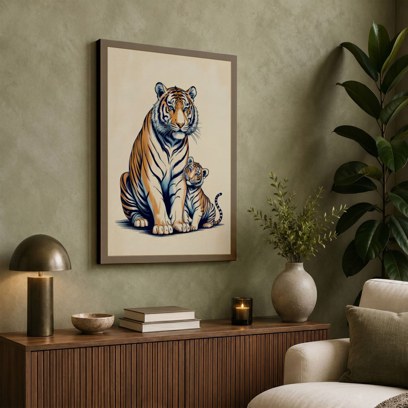 Print, 18x12 - 45.7 x 30.5 cm, Terracotta Border