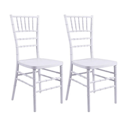 Ensemble de 2 chaises Chiavari ToughResin Mono-Frame par Chivari