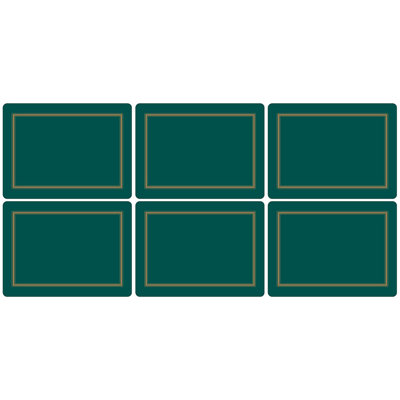 Portmeirion, Pimpernel, Placemats - Classic Black
