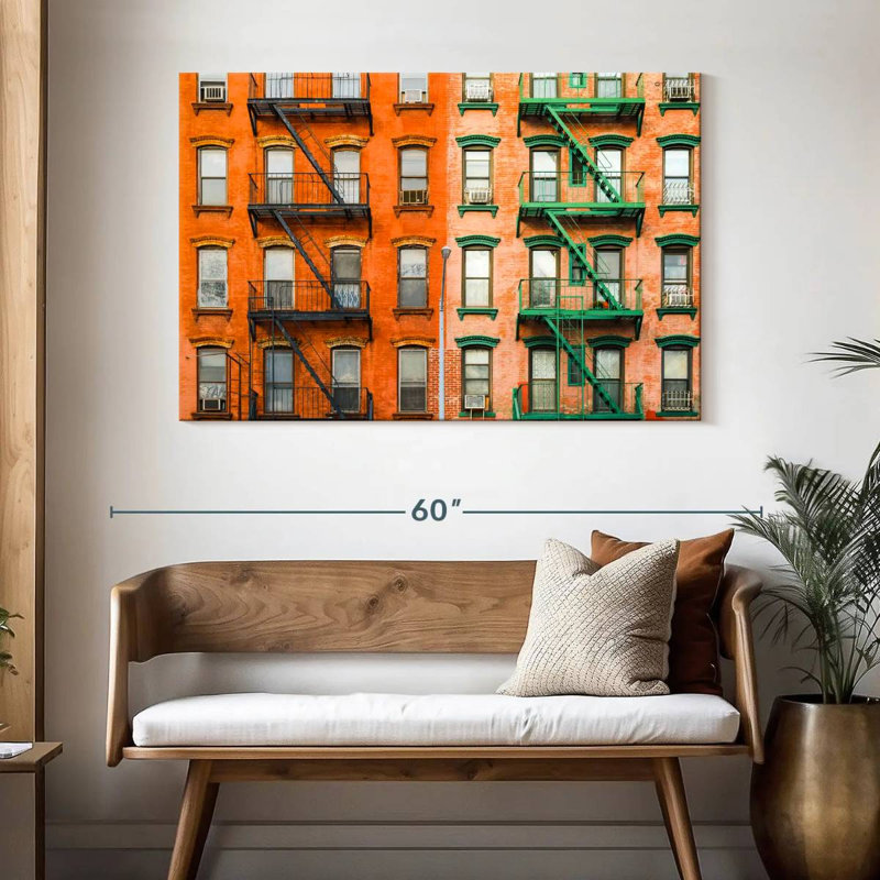 Lilie NYC Fire Escapes, H 32 po x l 48 po