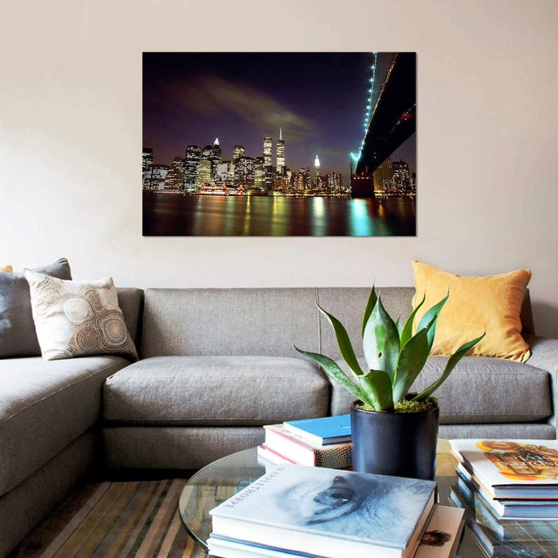 Downtown New York - Wrapped Canvas Print, 20.32 cm H x 30.48 cm W