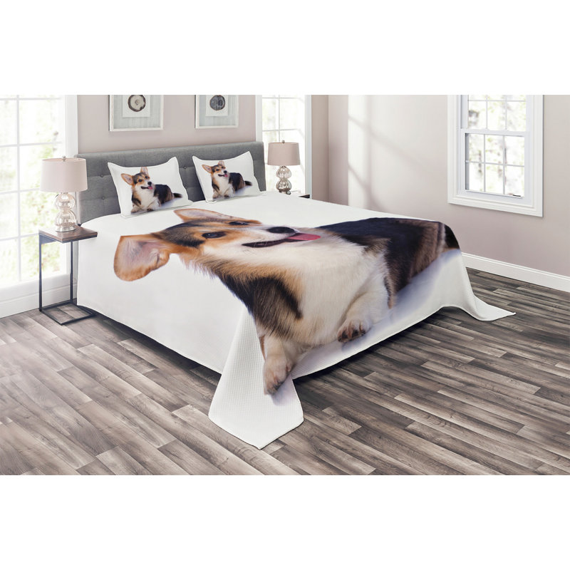 Coverlet, King Bedspread + 2 Shams