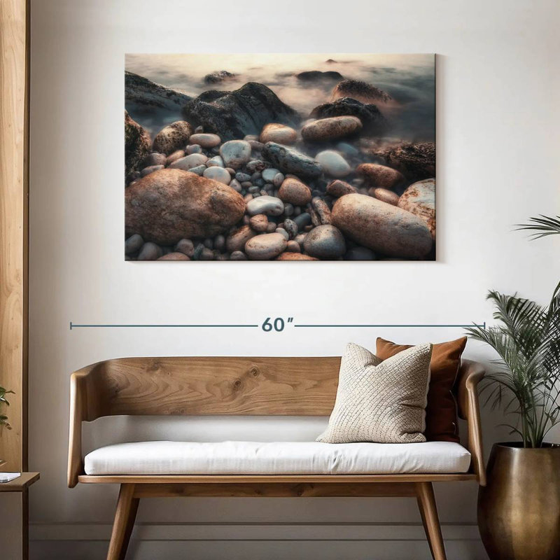 Alvord Beach Pebbles, 30" H x 45" W