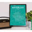 Waterloo City Map - No Frame Print-76470501