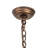 Hamilton 6 - Light Mahogany Bronze Unique/Statement Pendant