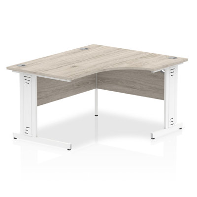 Impulse L-Shaped Steel Computer Desk