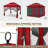 11 Ft. W x 11 Ft. D Outdoor Pop Up Soft Top Steel Patio Gazebo with Netting-109186203