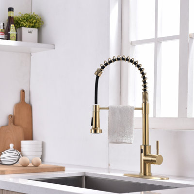 Fapully Pull Down Touchless Kitchen Faucet