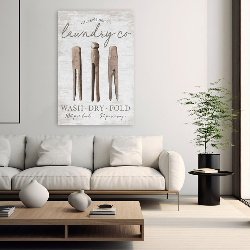 Heirloom Laundry Co. - Modern Farmhouse Vintage, H 40 po x l 60 po