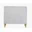 Metallic Silver and Champagne 3-Drawer Console Cabinet