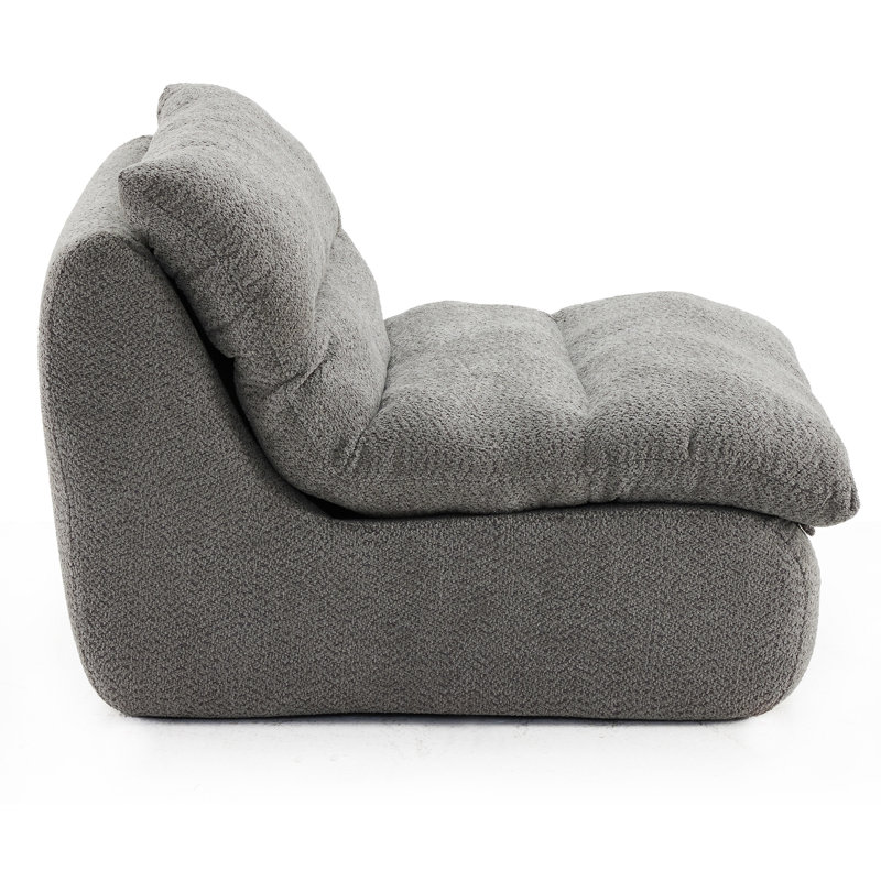 Upholstered Accent Sofa, Gray
