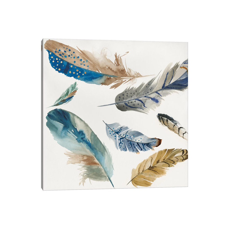 La Plume II by Aimee Wilson - Wrapped Canvas Print, 93.98 cm H x 93.98 cm W x 1.91 cm D