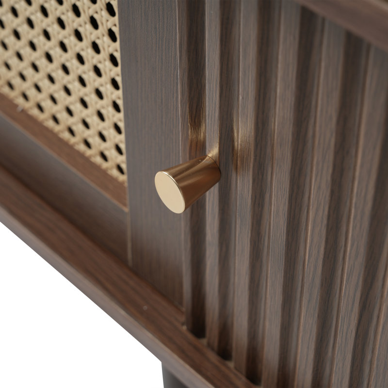 Unfinished with Fireplace Included, Walnut