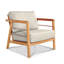 Aalto Teak Club Chair With Cushion In Melon-1861656211-1861656212