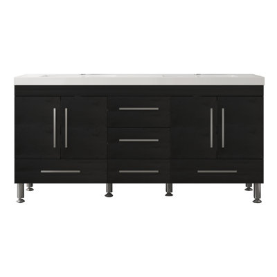 Ripley 72'' Free Standing Double Bathroom Vanity with Top