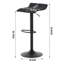 Figgers Upholstered Counter Stool with Metal Frame-395772898
