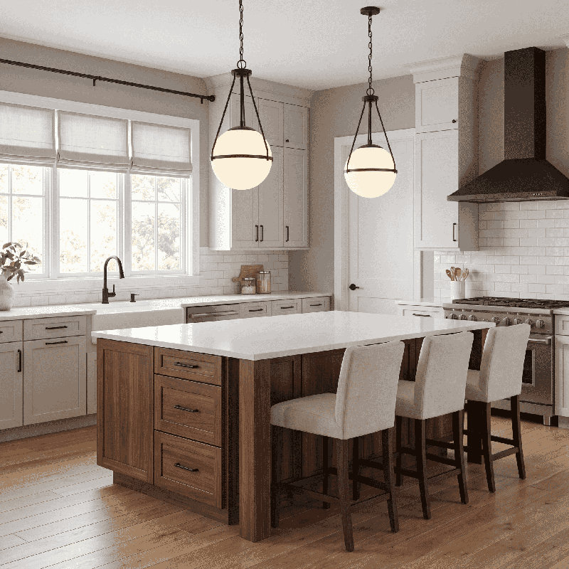 Romo 1-Light Pendant in Chrome, Chrome