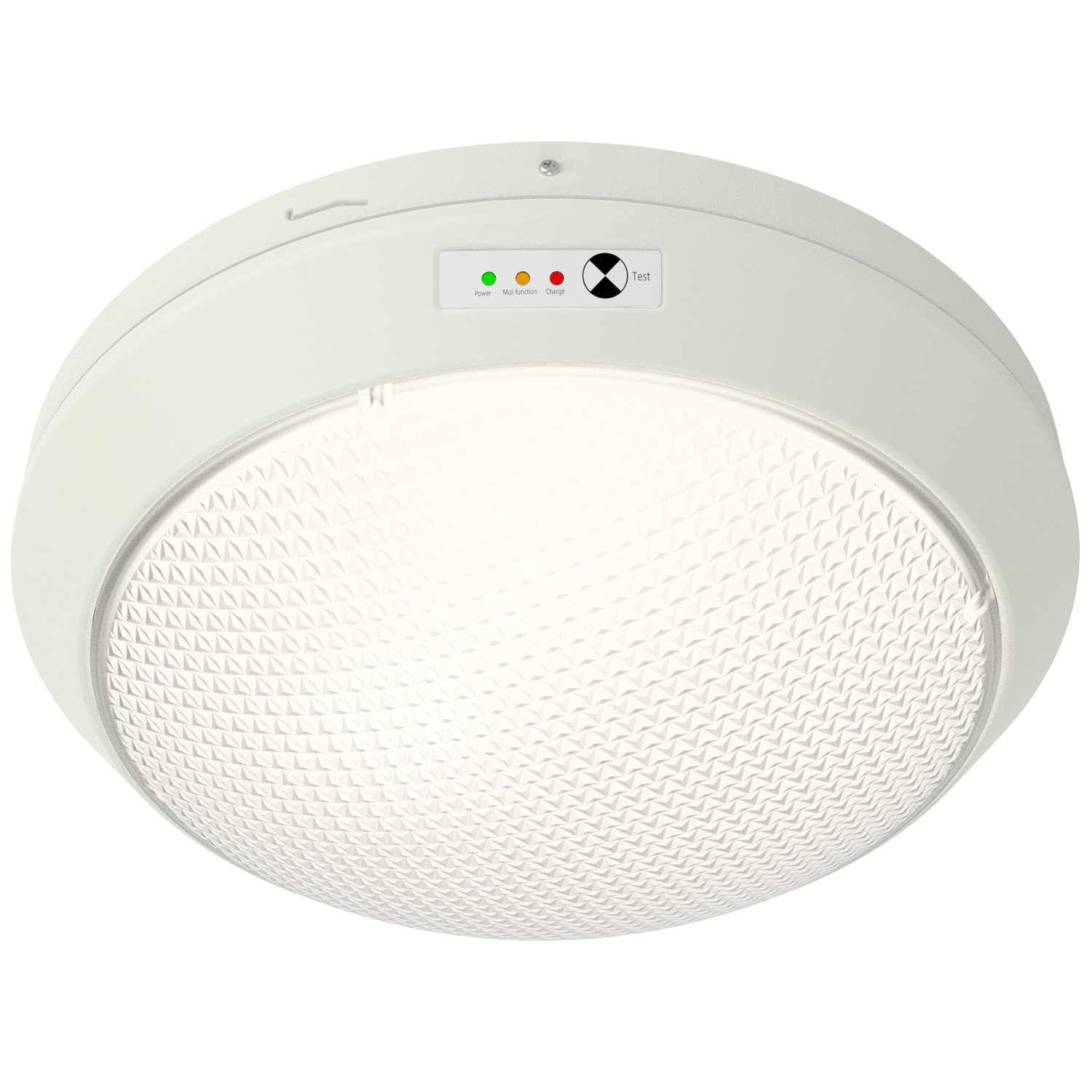 Walrusled 12 Inch Round LED Vapor Tight Emergency Ceiling Light ...